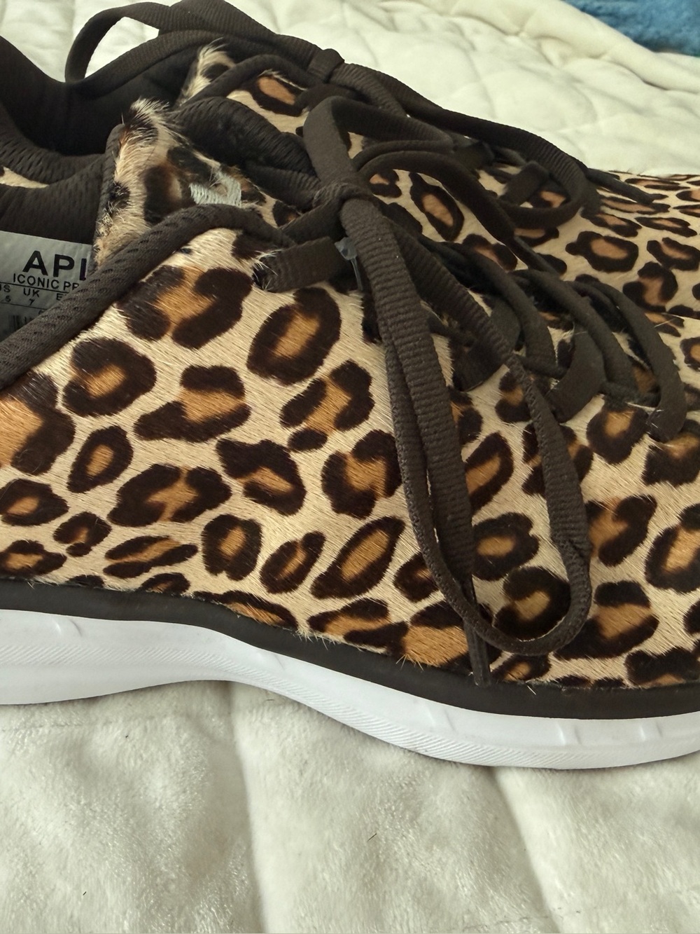 APL TechLoom/Propelium Leopard Print Sneakers Women’s Size 9.5